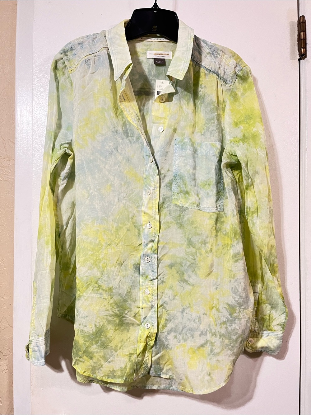 Pilcro Anthropologie New Women's M Tie-Dye Button-Up Shirt